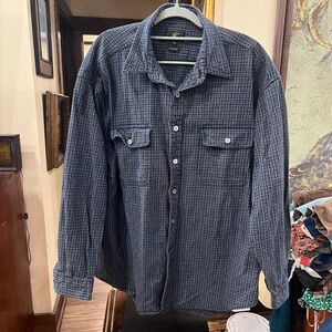 Club Room Plaid Button-Up Shirt